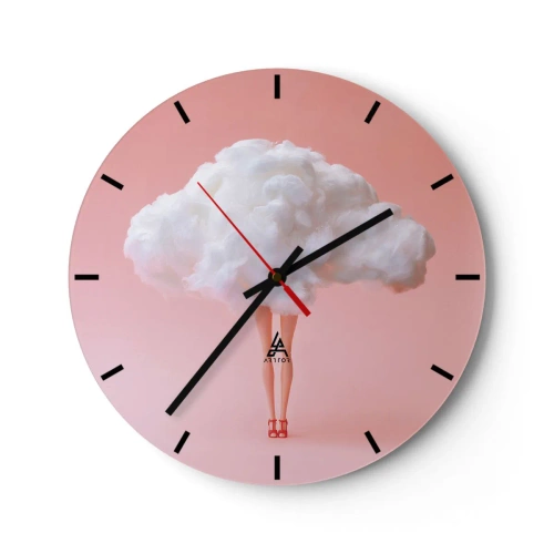 Nástenné hodiny - Sladký sľub - 40x40 cm