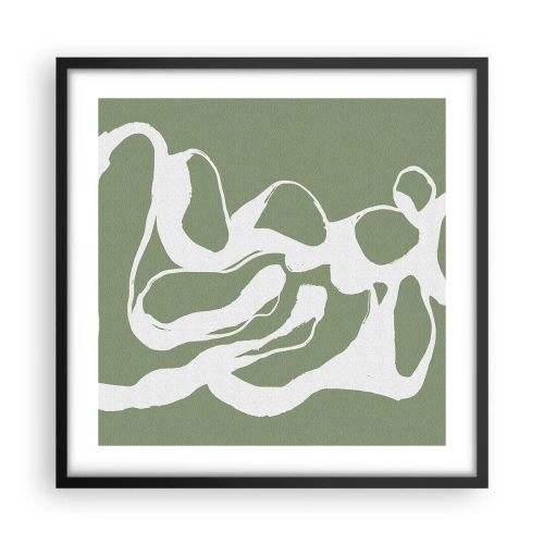 Plagát v čiernom ráme - Volanie priestoru - 50x50 cm