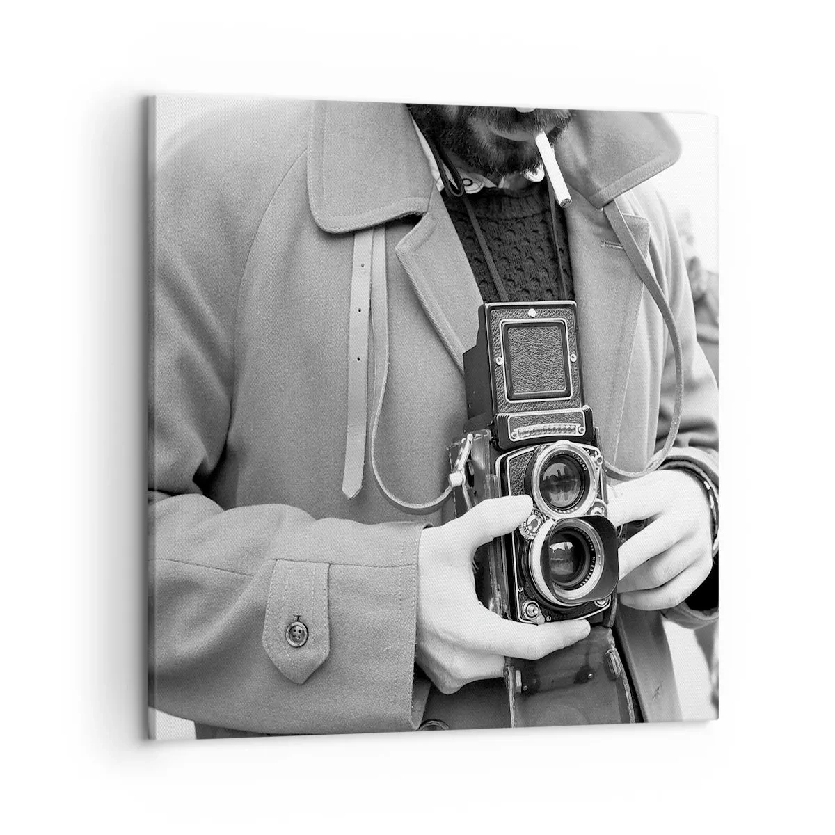 Obraz na plátne - V retro štýle - 50x50 cm