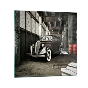 Obraz na skle - Nepominuteľná elegancia 30. rokov - 60x60 cm
