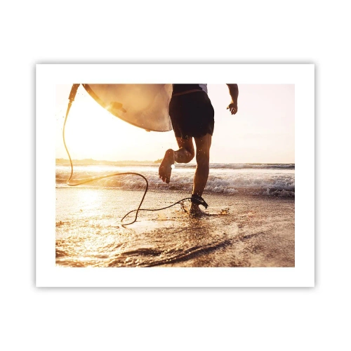 Plagát - V ústrety vlne - 50x40 cm