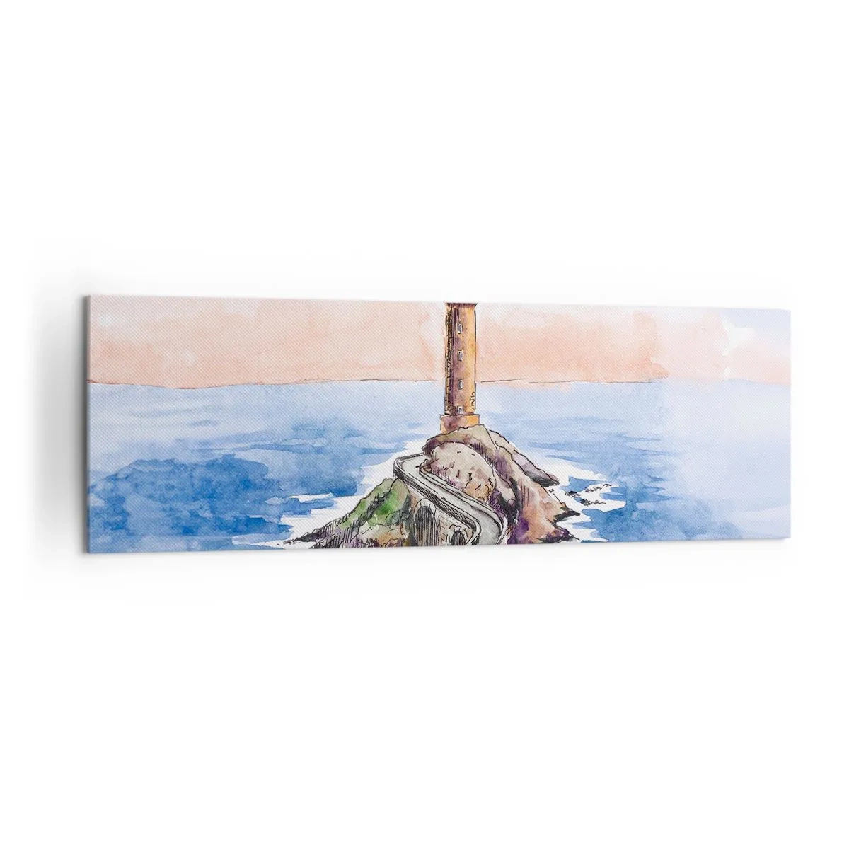 Obraz na plátne - Tvárou v tvár moru - 160x50 cm