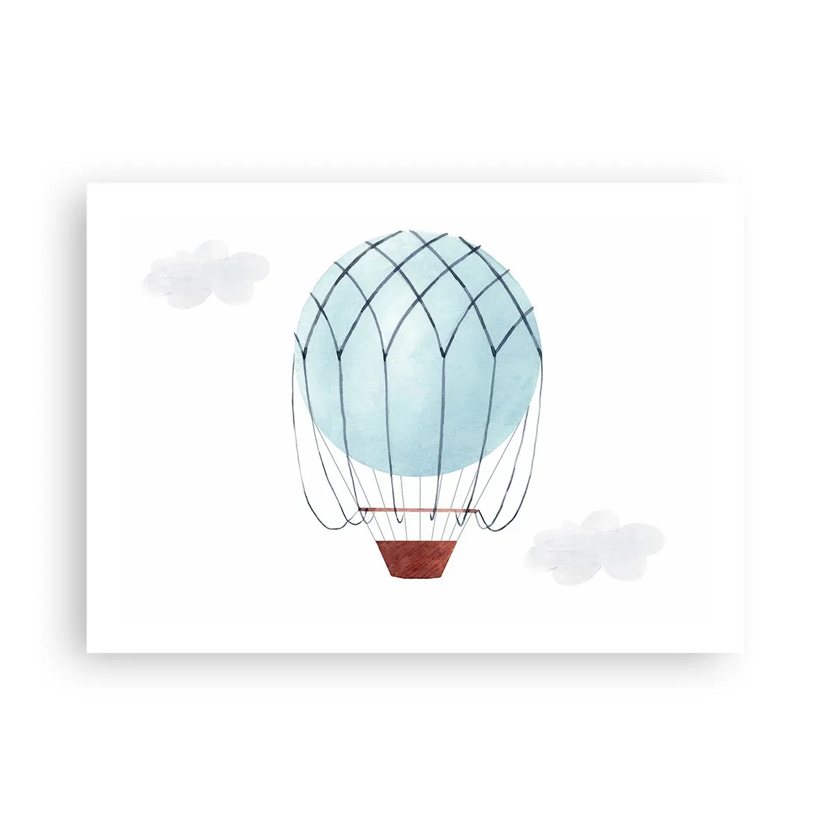 Plagát - Celý v oblakoch - 70x50 cm