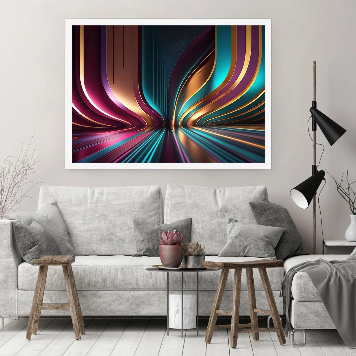 Plagát - Architektúra svetla - 100x70 cm