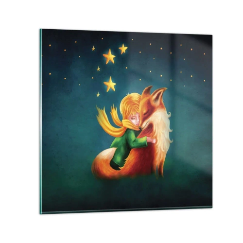 Obraz na skle - Malý princ - 50x50 cm
