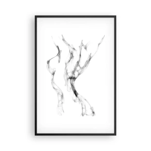 Plagát v čiernom ráme - Krásna a silná - 61x91 cm