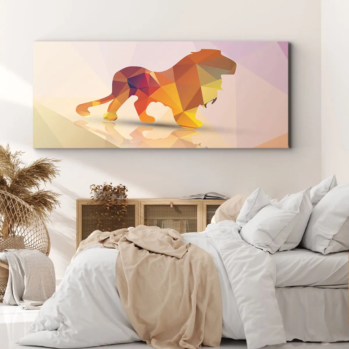 Obraz na plátne - Diamantový kráľ - 100x40 cm