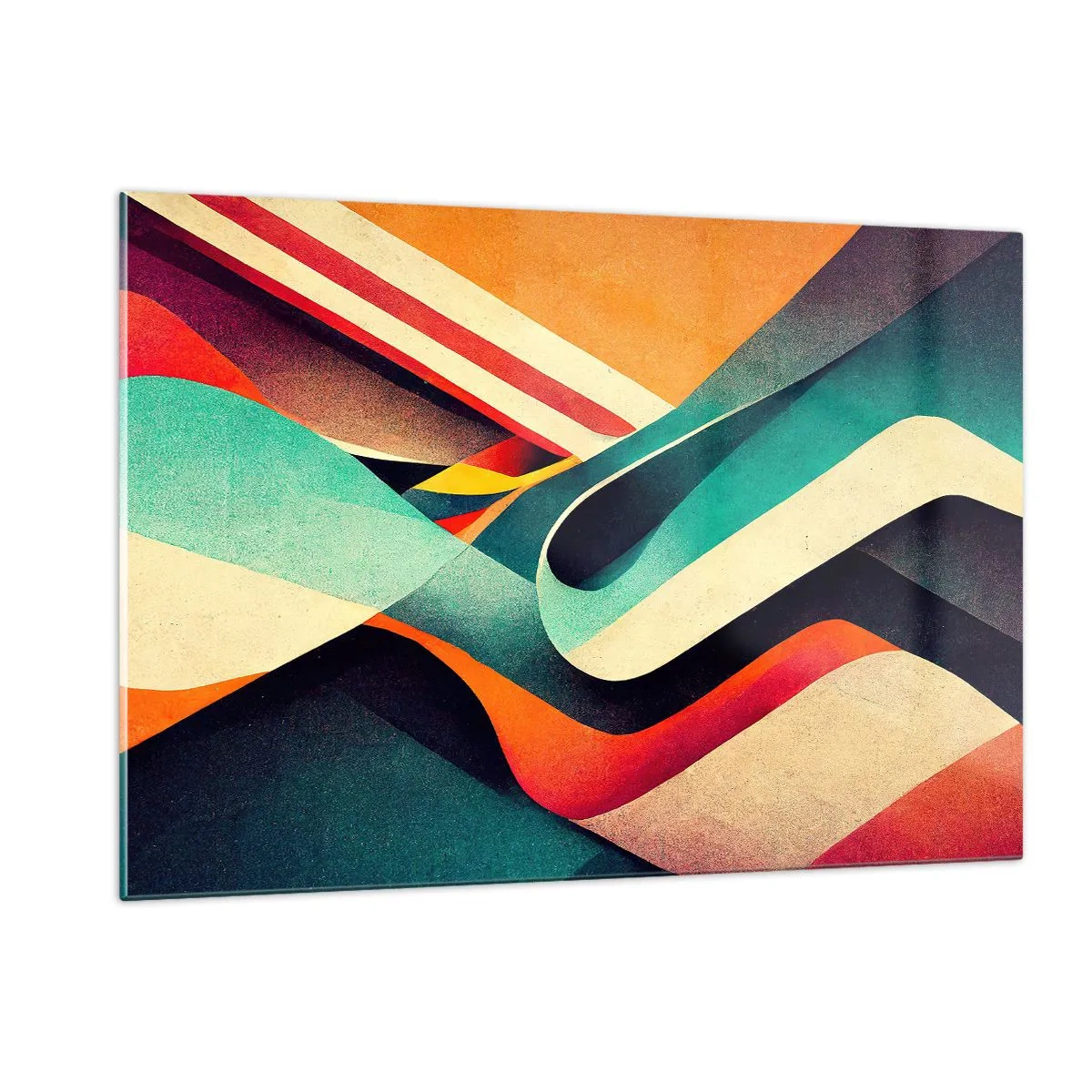 Obraz na skle - Intenzívna kompozícia - 120x80 cm