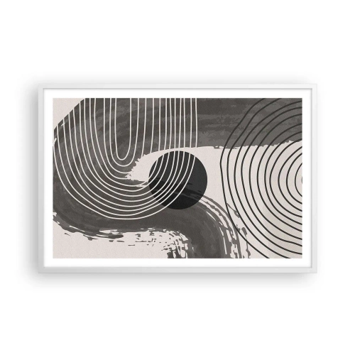 Plagát v bielom ráme - Ovál víťazí - 91x61 cm