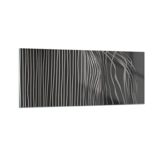 Obraz na skle - Rytmus a prízvuk - 100x40 cm