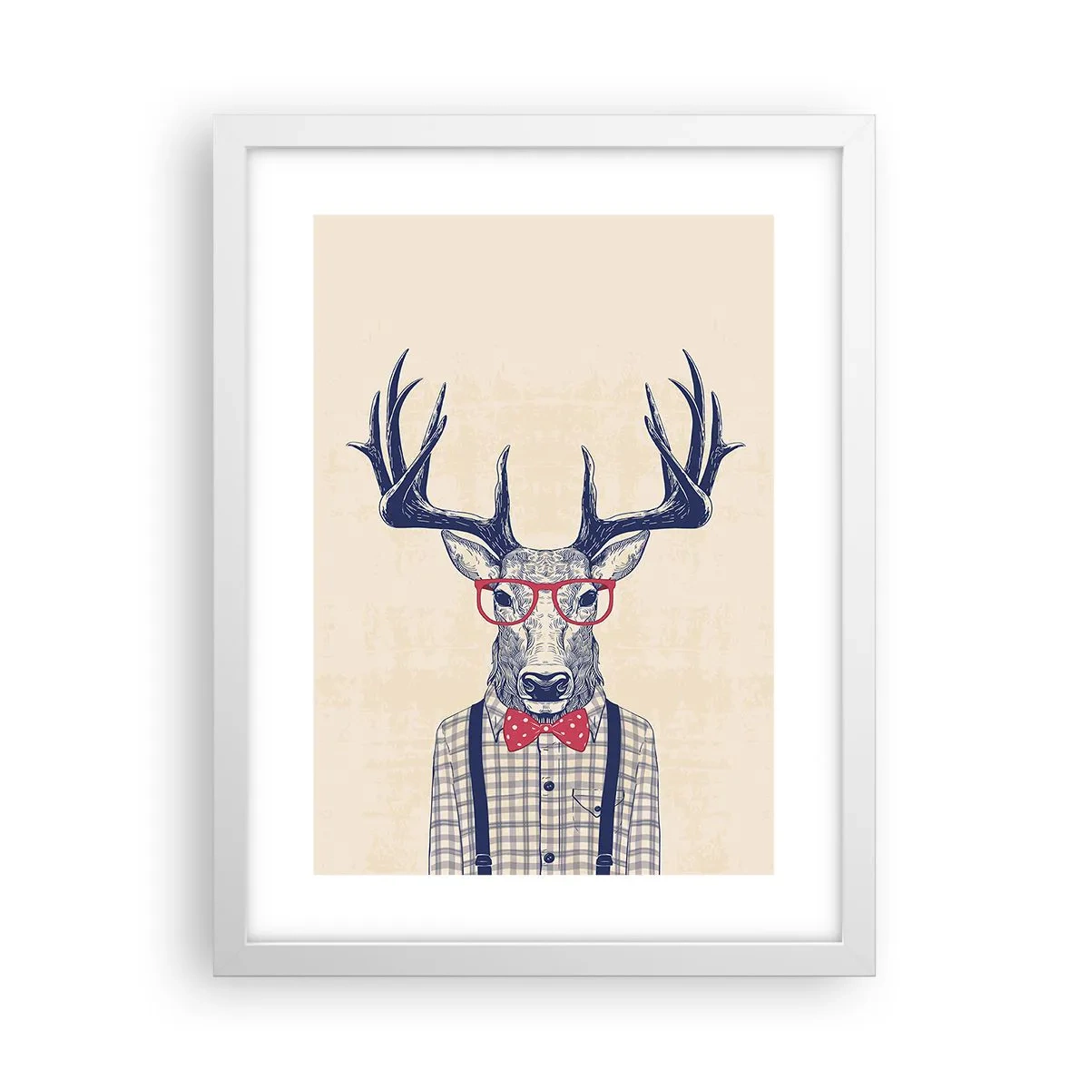 Plagát v bielom ráme - Zábavná extravagancia - 30x40 cm