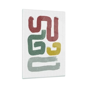 Obraz na skle - V neznámom jazyku - 80x120 cm