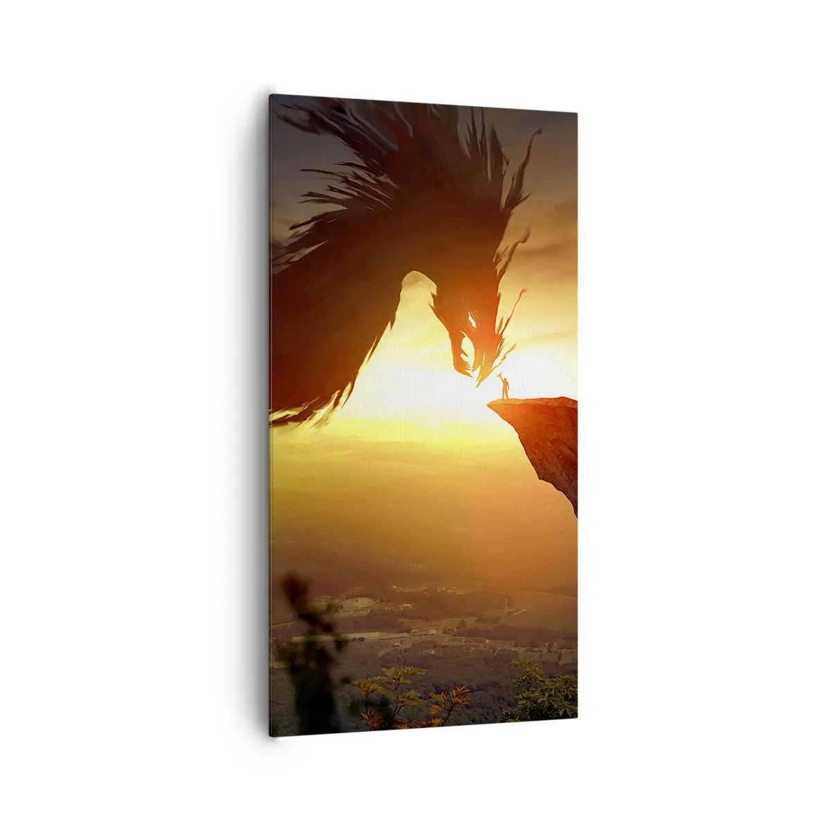 Obraz na plátne - Premožiteľ draka - 65x120 cm