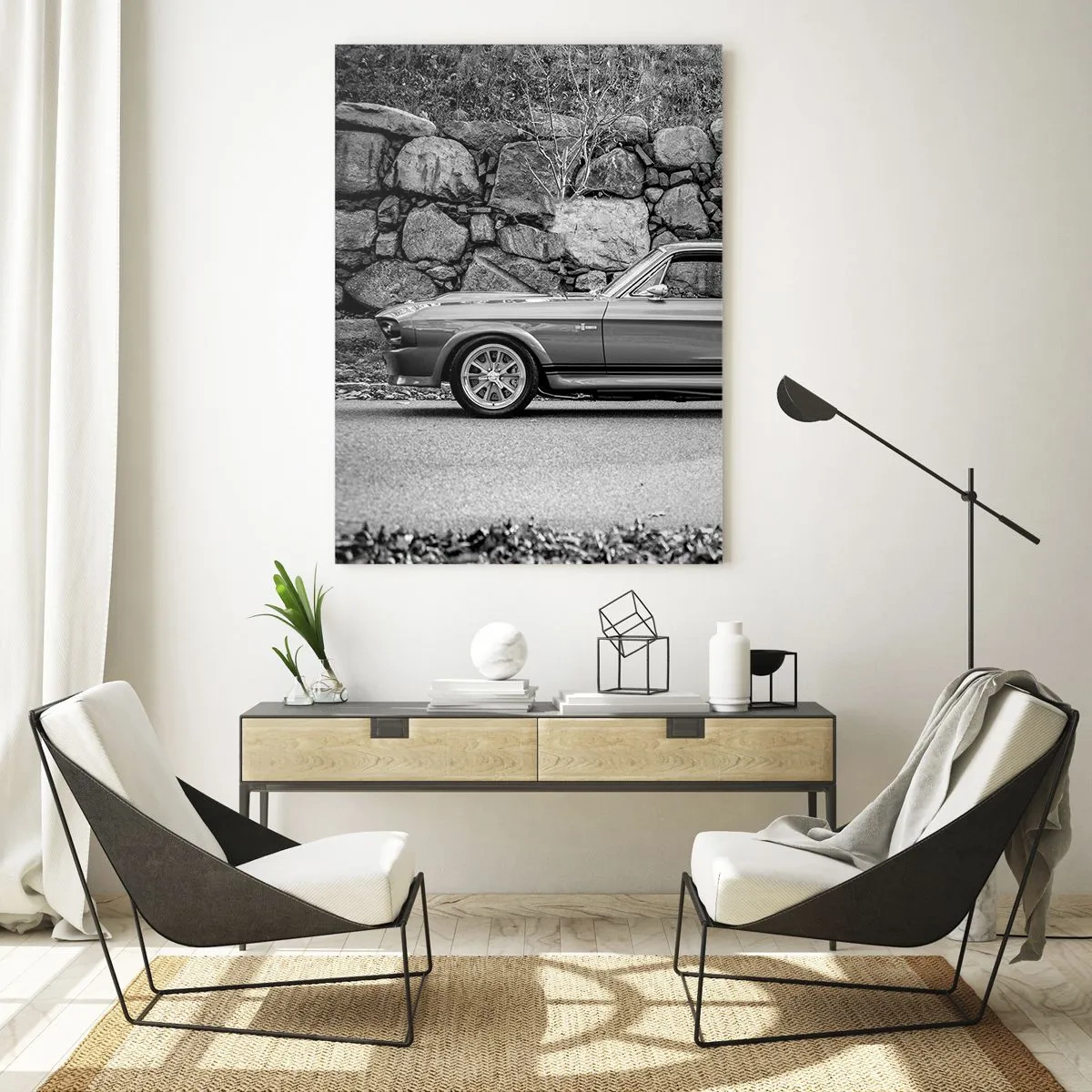 Obraz na skle - Legenda 60. rokov - 50x70 cm