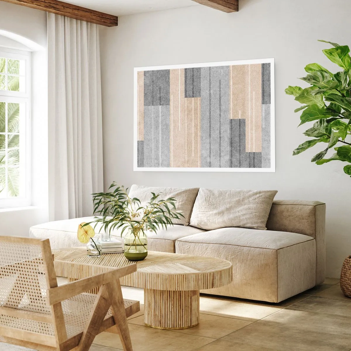 Plagát - Kompozícia: drž sa - 100x70 cm