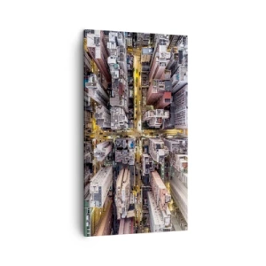 Obraz na plátne - Pozdrav z Hongkongu - 45x80 cm