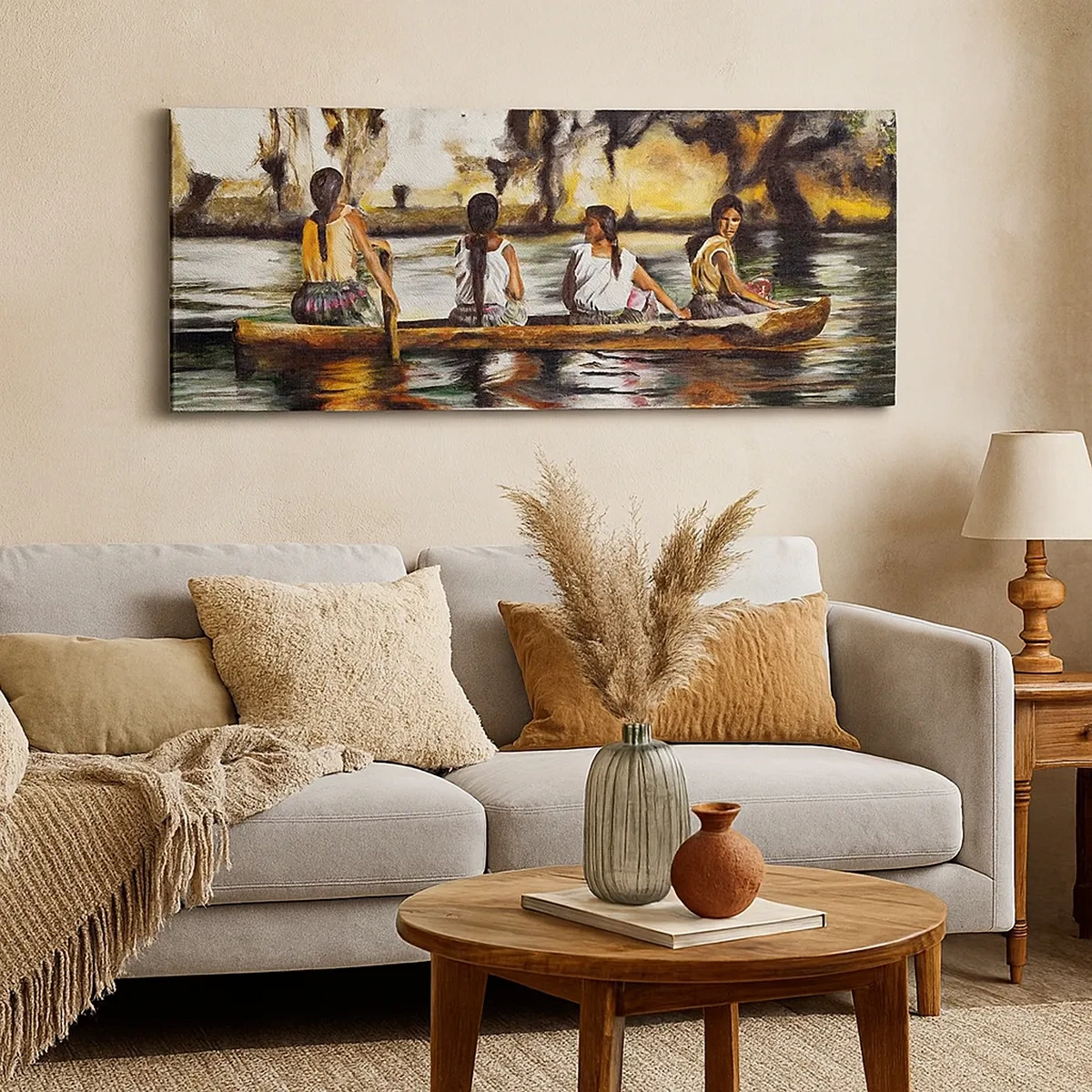 Obraz na plátne - V polynézskom raji - 30x30 cm