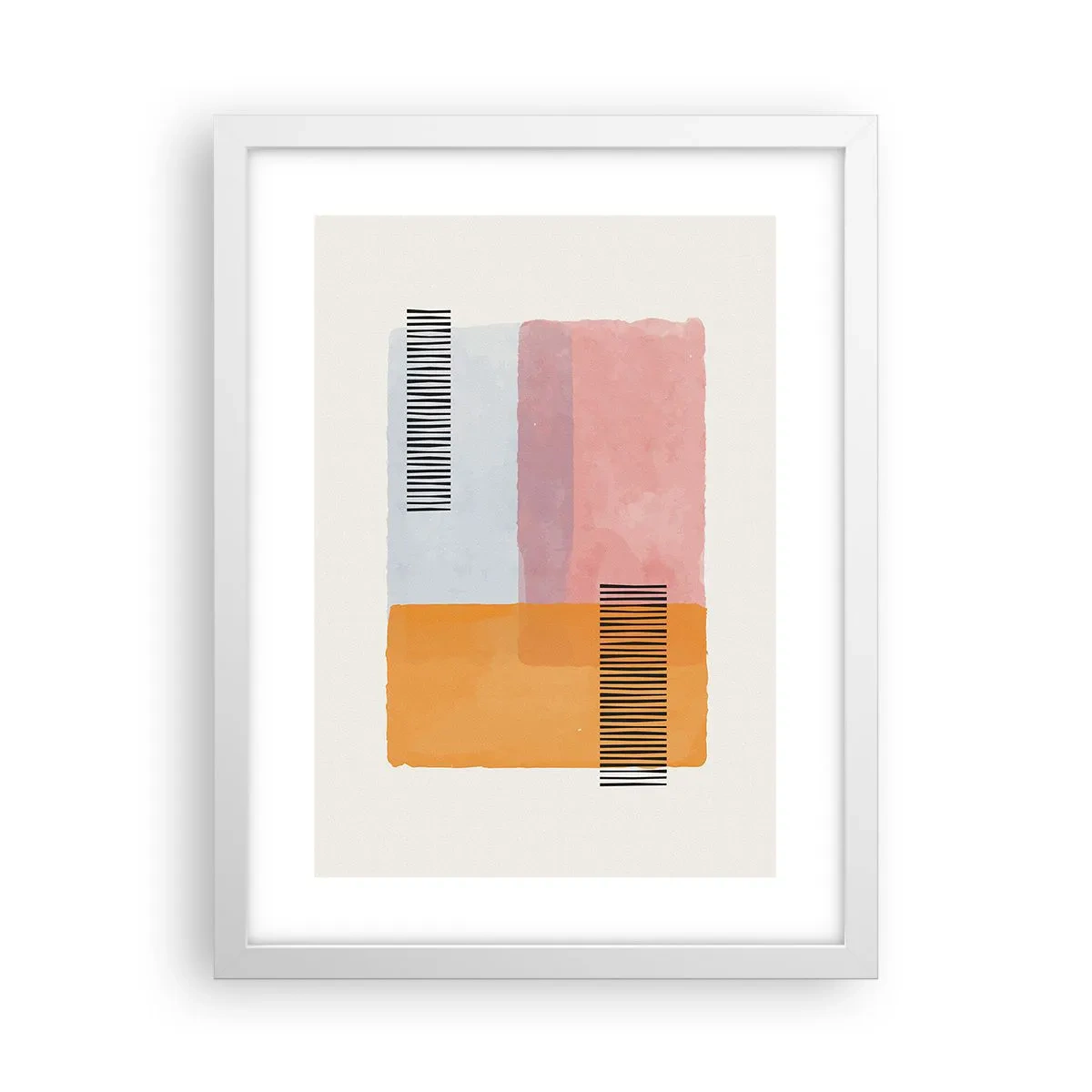 Plagát v bielom ráme - Z rohu do rohu - 30x40 cm