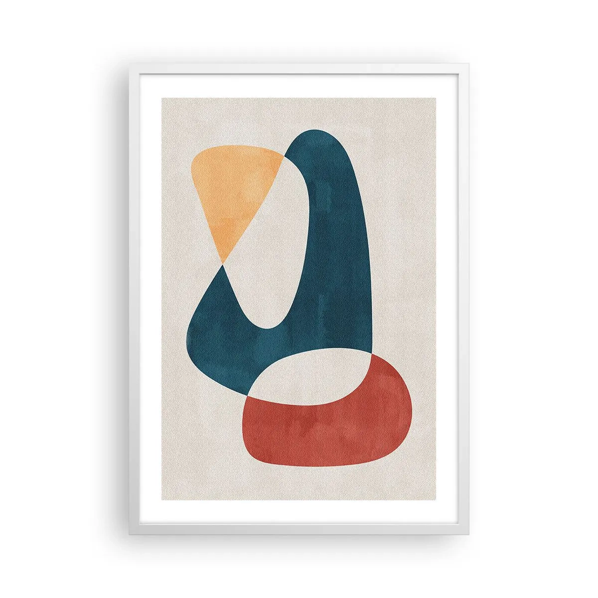 Plagát v bielom ráme - Vplyvy a metamorfózy - 50x70 cm