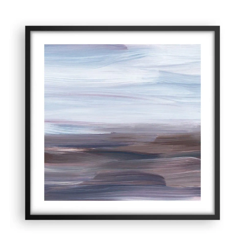 Plagát v čiernom ráme - Živly: voda - 50x50 cm
