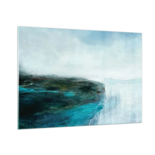 Obraz na skle - Námorná abstrakcia - 100x70 cm