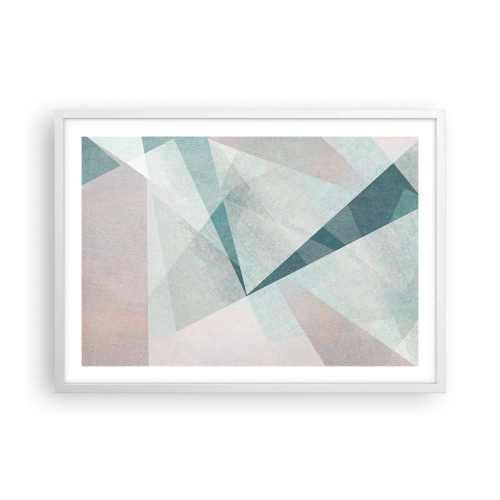 Plagát v bielom ráme - V kľude, ale dynamicky - 70x50 cm