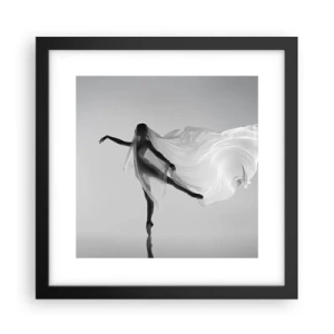 Plagát v čiernom ráme - Ľahkosť a pôvab - 30x30 cm
