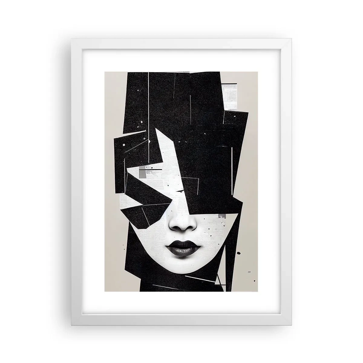 Plagát v bielom ráme - Hlboko skryté - 30x40 cm