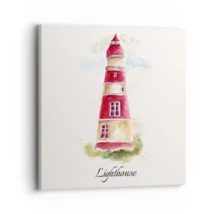 Obraz na plátne - Tu je vždy počasie - 40x40 cm