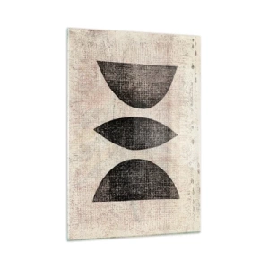 Obraz na skle - Etnická abstrakcia - 50x70 cm