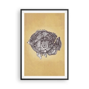 Plagát v čiernom ráme - Z oceánu ornamentov - 61x91 cm
