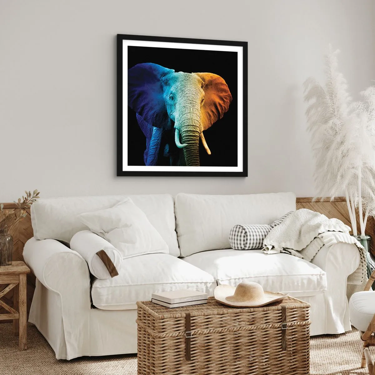 Plagát v čiernom ráme - Excentrický muž, avšak nie podivín - 40x40 cm