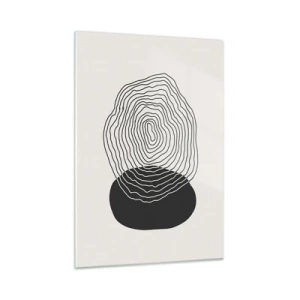 Obraz na skle - Trvanie a kmitanie - 50x70 cm