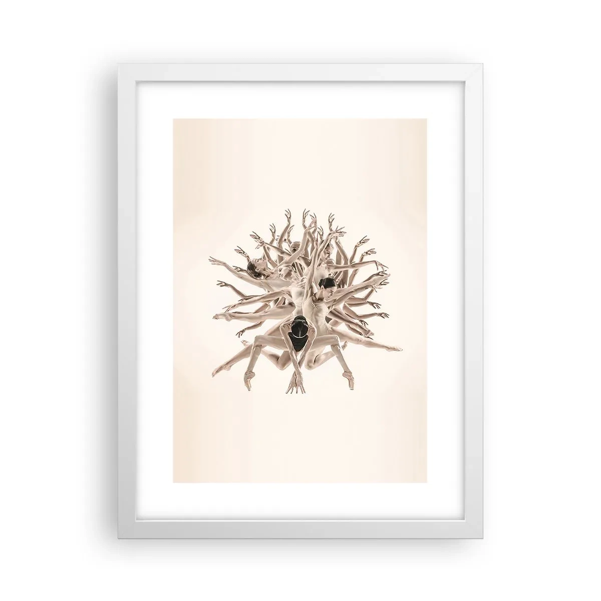 Plagát v bielom ráme - Rozkvet v tanci - 30x40 cm