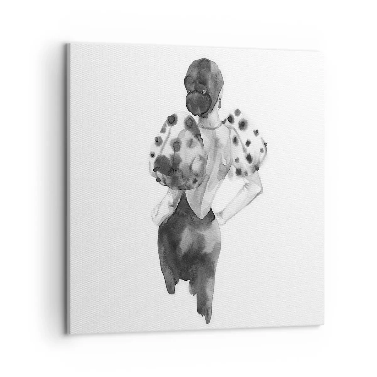 Obraz na plátne - Prešla hneď vedľa - 50x50 cm