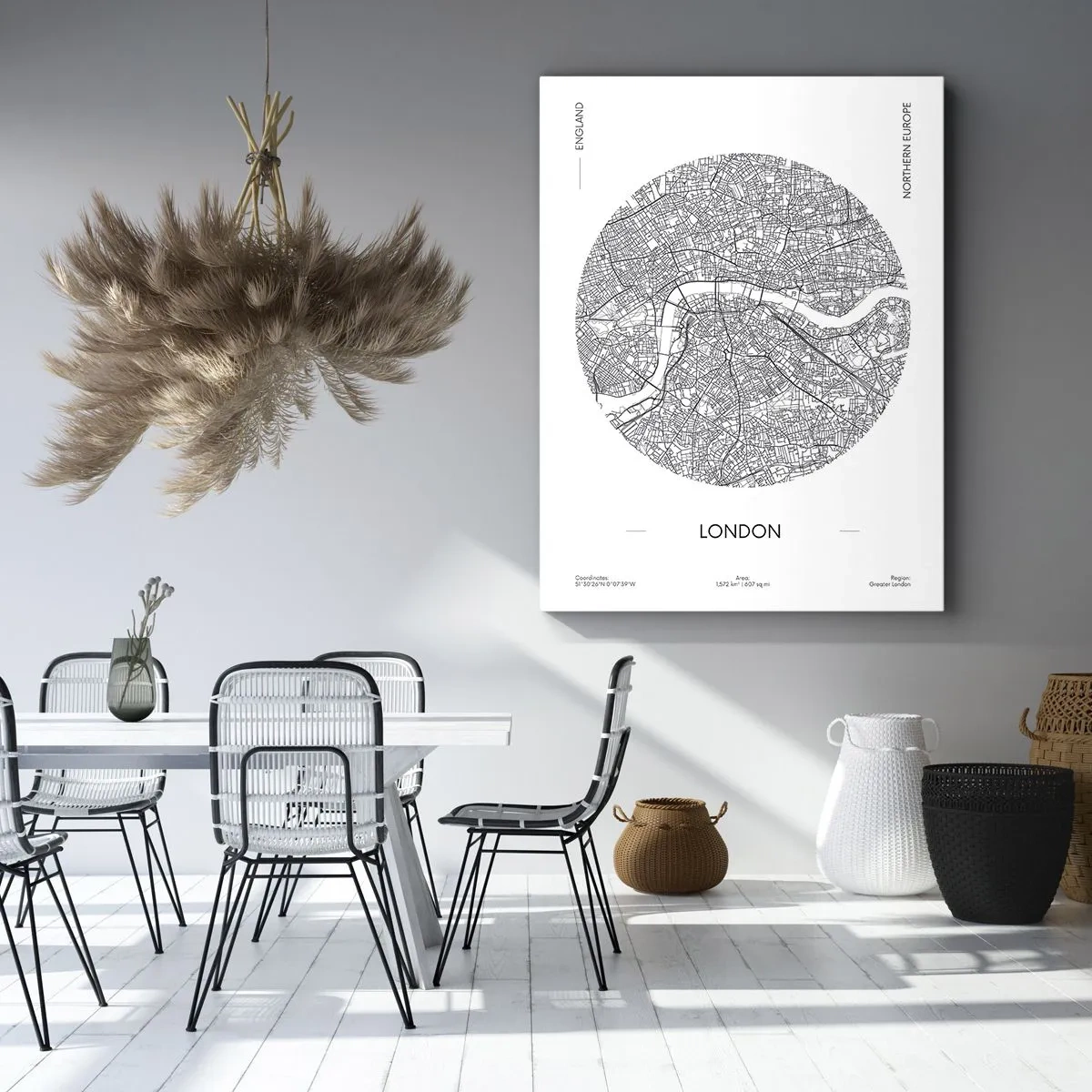 Obraz na plátne - Anatómia Londýna - 45x80 cm