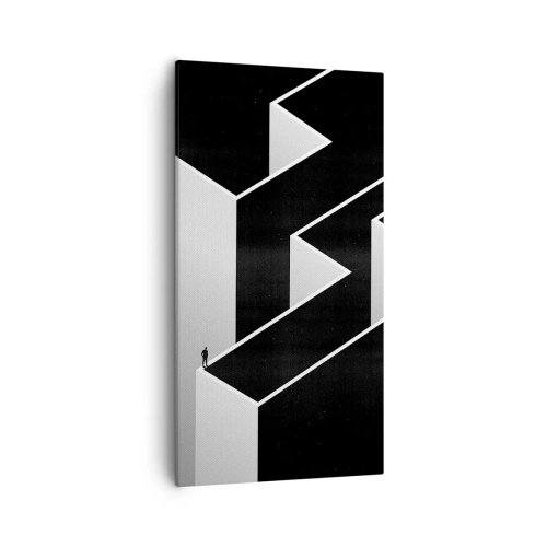 Obraz na plátne - Osamelosť na vrchole - 55x100 cm