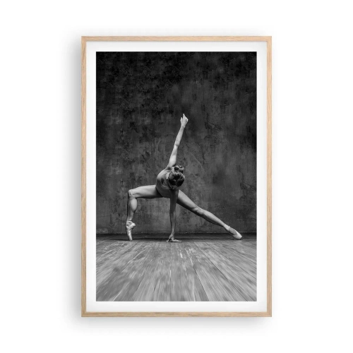 Plagát v ráme zo svetlého duba - Ideál rovnováhy - 61x91 cm