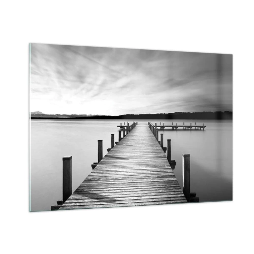 Obraz na skle - Pri napájadle – pokoji - 100x70 cm