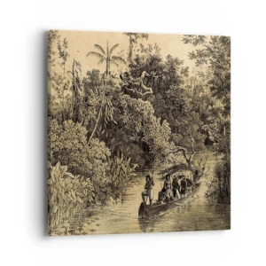 Obraz na plátne - Výlet k zdroju - 40x40 cm