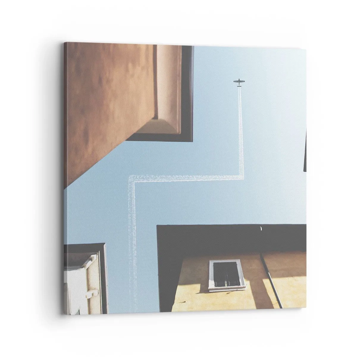 Obraz na plátne - Nad mestským labyrintom - 70x70 cm