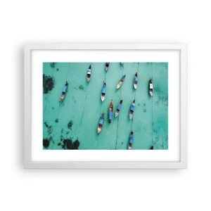 Plagát v bielom ráme - V radostnom očakávaní - 40x30 cm