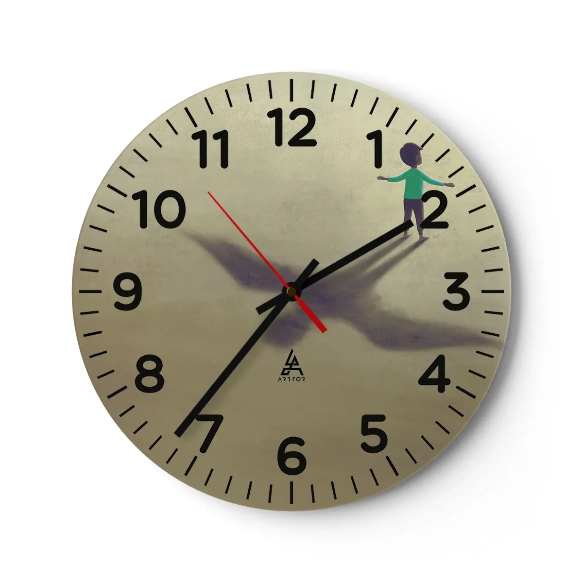 Nástenné hodiny - Hrdina budúcnosti - 30x30 cm