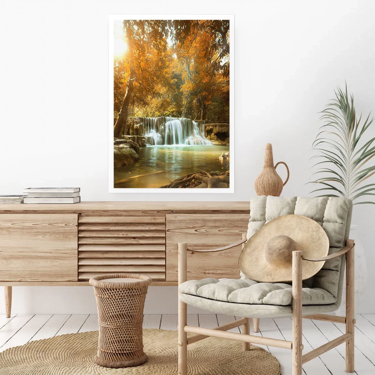 Plagát - Parkový vodopád - 50x70 cm