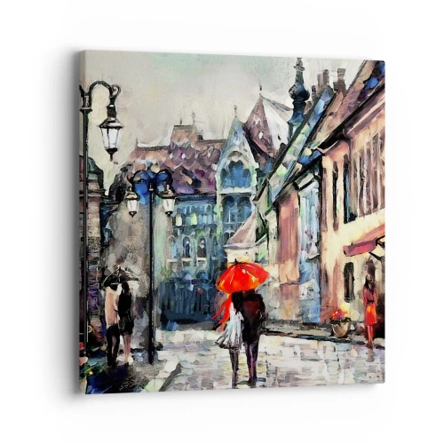 Obraz na plátne - Dážď pre dvoch - 40x40 cm