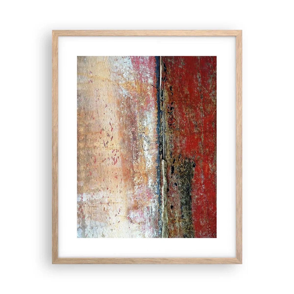 Plagát v ráme zo svetlého duba - Možno je to more - 40x50 cm