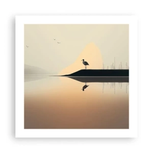Plagát - Pán na jazere - 50x50 cm