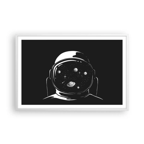 Plagát v bielom ráme - Skvelý výhľad - 91x61 cm