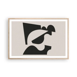 Plagát v ráme zo svetlého duba - Na samostatné ukladanie - 91x61 cm