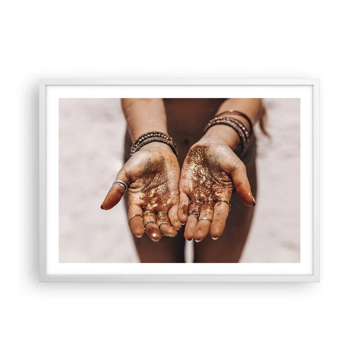 Plagát v bielom ráme - Darček pre teba - 70x50 cm